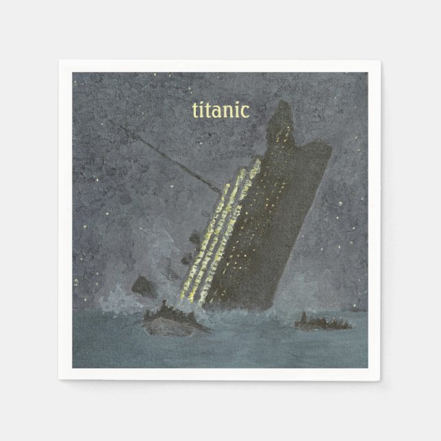 Titanic Party Serviette (Vorderseite)