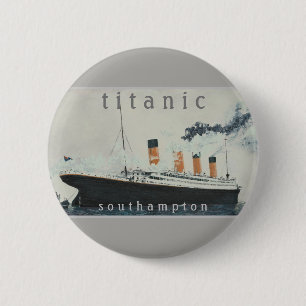 TITANIC Party Vintag White Star Line Schiff Button