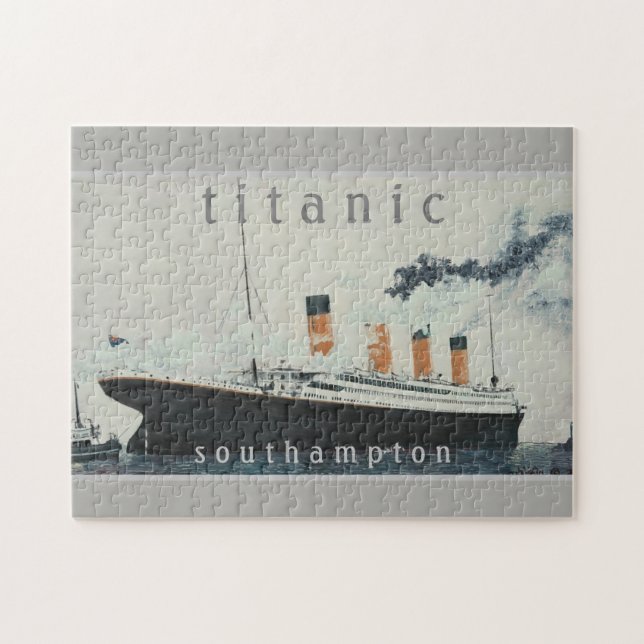 TITANIC Party Vintag White Star Line Schiff Puzzle (Horizontal)