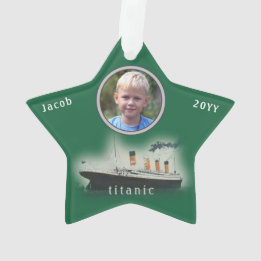 Titanic Porthole Foto Weihnachten Ornament