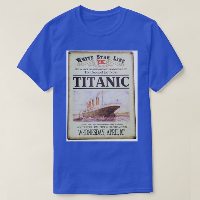 Titanic Poster T-Shirt (Design vorne)