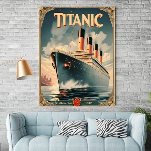 Titanic Poster - Vintages Retro Wall Art Poster (Von Creator hochgeladen)