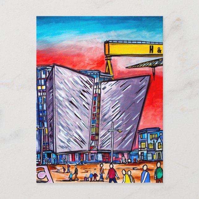 Titanic Quarter Belfast Postkarte (Vorderseite)