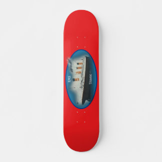 Titanic Red Maritime White Star Line Schiff Skateboard