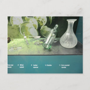 Titanic Salvaged Items Postkarte