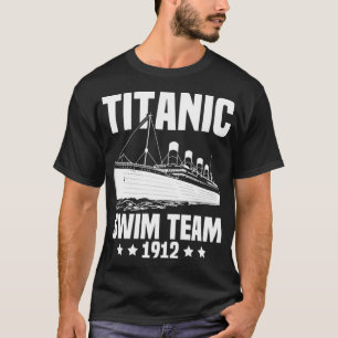 Titanic Swim Team 1912 Geschenke Sonnenschwimmboot T-Shirt