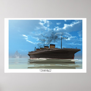 Titanic und Iceberg Poster