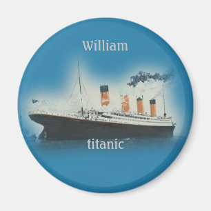 Titanic Vintag Maritime White Star Line Schiff Magnet