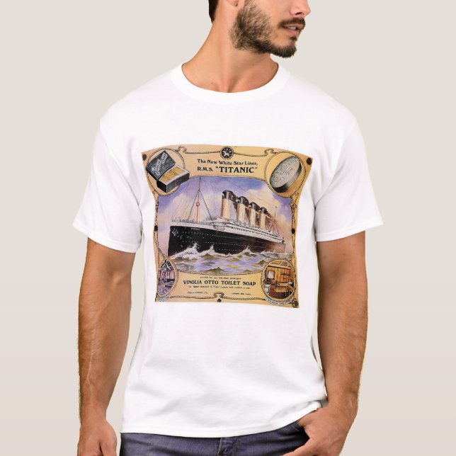 Titanic Vintag Soap Ad T-Shirt (Vorderseite)