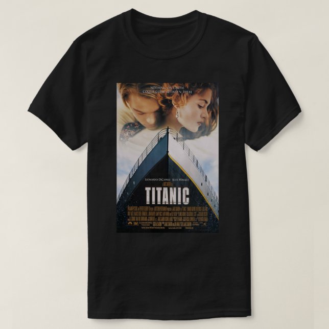 Titanic Werbeaktion Poster T-Shirt (Design vorne)