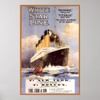 Titanic White Star Line Die größten Dampfer in