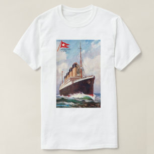 Titanic White Star Line Gemälde T-Shirt