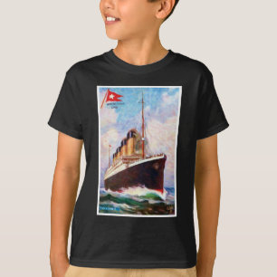 Titanic White Star Line Ölgemälde T-Shirt