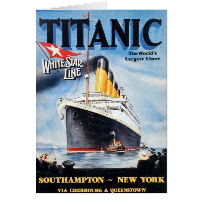 Titanic White Star Line - Weltgrößter Liner (Vorne)