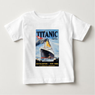 Titanic White Star Line - Weltgrößter Liner Baby T-shirt