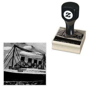 Titanic Wood Art Briefmarke Gummistempel