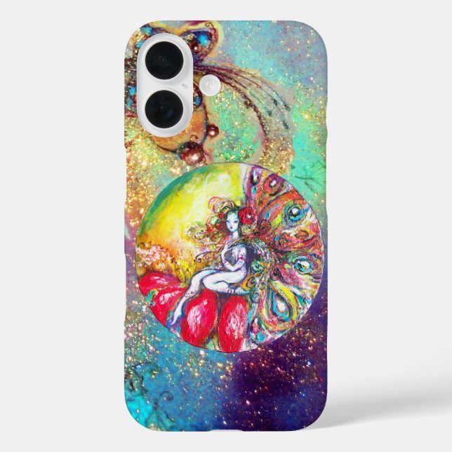 TITANIEN / MAGISCHE SCHALTFLÄCHE PFLANZE IN GOLDGL Case-Mate iPhone HÜLLE (Rückseite)