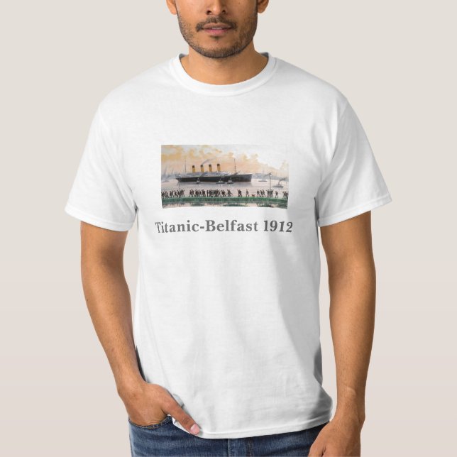 Titanisch-Belfast 1912 T-Shirt (Vorderseite)