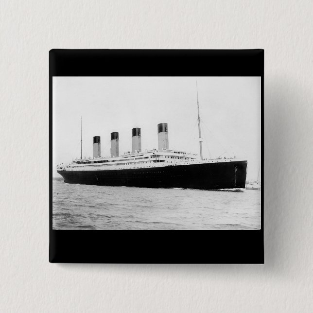 Titanische Passagier-Zwischenlage Effektivwerts Button (Vorderseite)