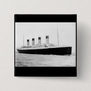 Titanische Passagier-Zwischenlage Effektivwerts Button