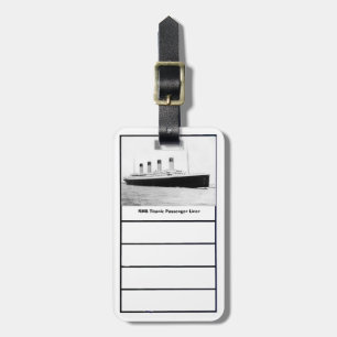 Titanische Passagier-Zwischenlage Effektivwerts Gepäckanhänger