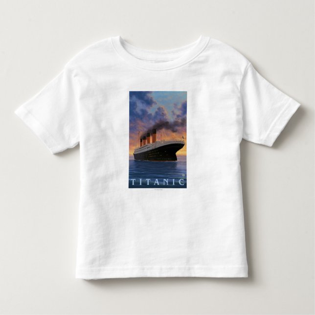 Titanische SceneWhite Stern-Linie Kleinkind T-shirt (Vorderseite)