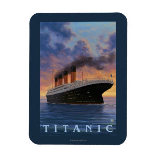 Titanische SceneWhite Stern-Linie Magnet