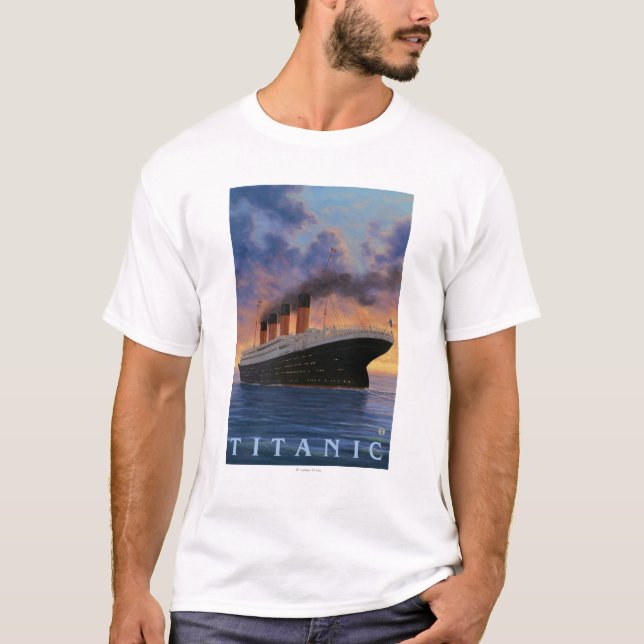 Titanische SceneWhite Stern-Linie T-Shirt (Vorderseite)