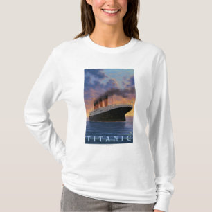 Titanische SceneWhite Stern-Linie T-Shirt