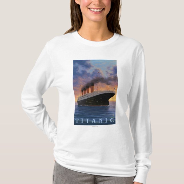 Titanische SceneWhite Stern-Linie T-Shirt (Vorderseite)