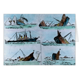 Titanische Vintage Illustration Effektivwerts des