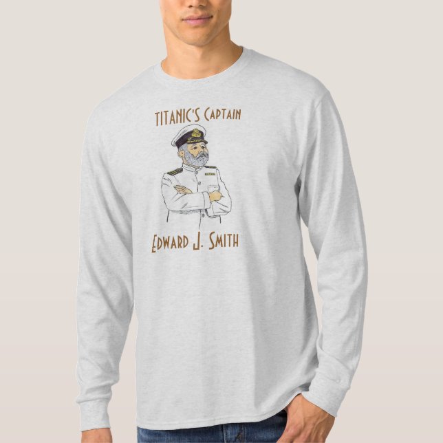 Titanischer Kapitän Edward J. Smith T-Shirt (Vorderseite)