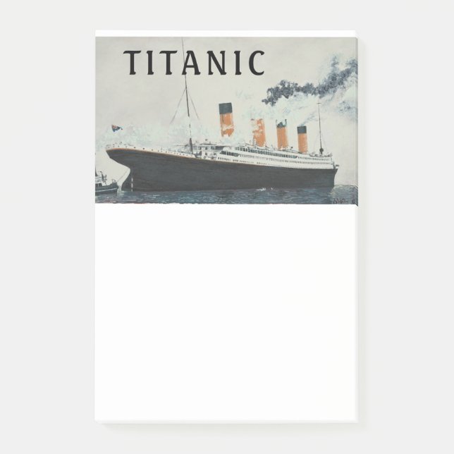 TITANISCHES POST-IT KLEBEZETTEL (Vorderseite)