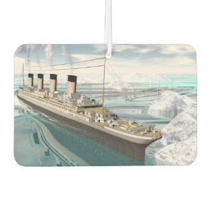 Titanisches Schiff - 3D übertragen Autolufterfrischer