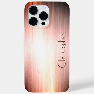 Titanium Bronze, rostfreier Stahl Case-Mate iPhone 14 Pro Max Hülle