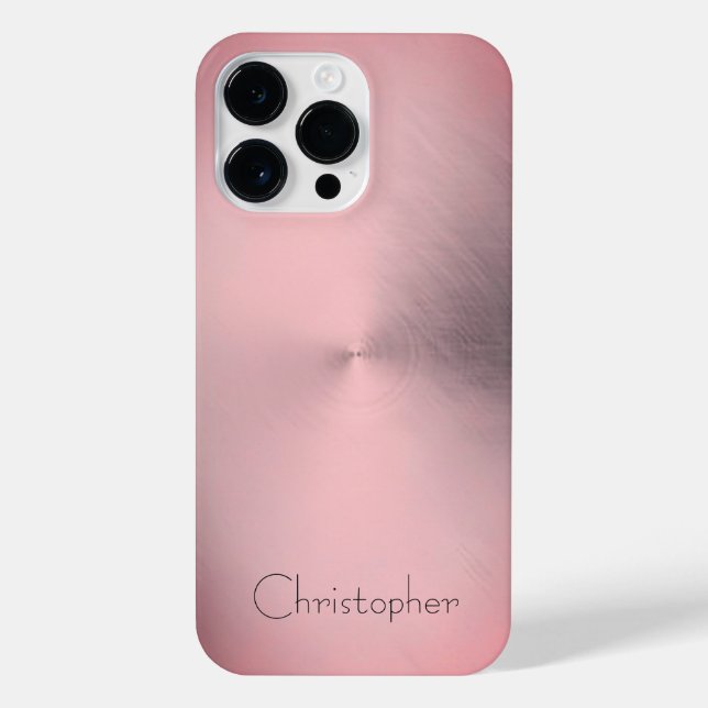 Titanium Bronze, rostfreier Stahl iPhone Hülle (Rückseite)