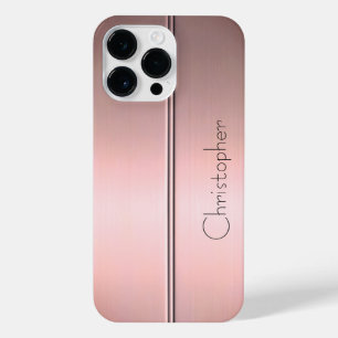 Titanium Bronze, rostfreier Stahl iPhone 14 Pro Max Hülle