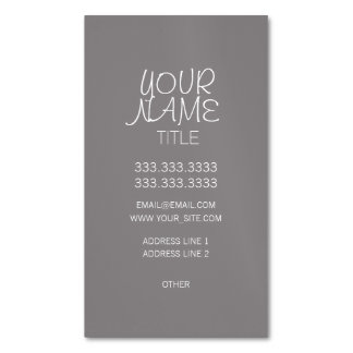 Titanium Freehand Simple Magnetische Visitenkarte