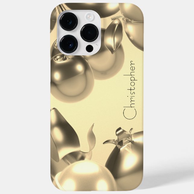 Titanium Gold 🪙 Edelstahl Case-Mate iPhone Hülle (Rückseite)