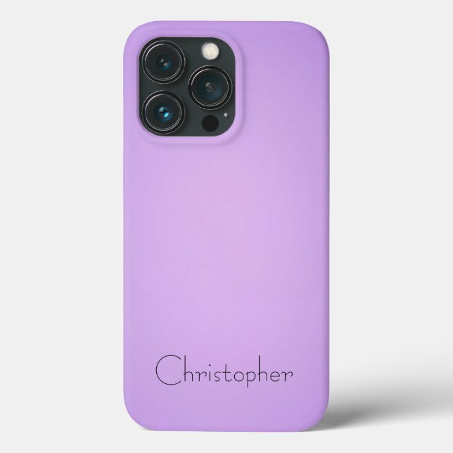 Titanium Light violett Edelstahl-Druck Case-Mate iPhone Hülle (Rückseite)