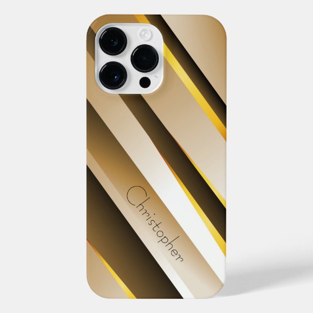 Titanium Orange Edelstahl-Print iPhone Hülle (Rückseite)