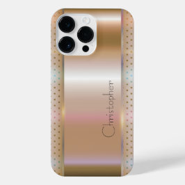 Titanium Orange Edelstahl-Print iPhone 14 Pro Max Hülle