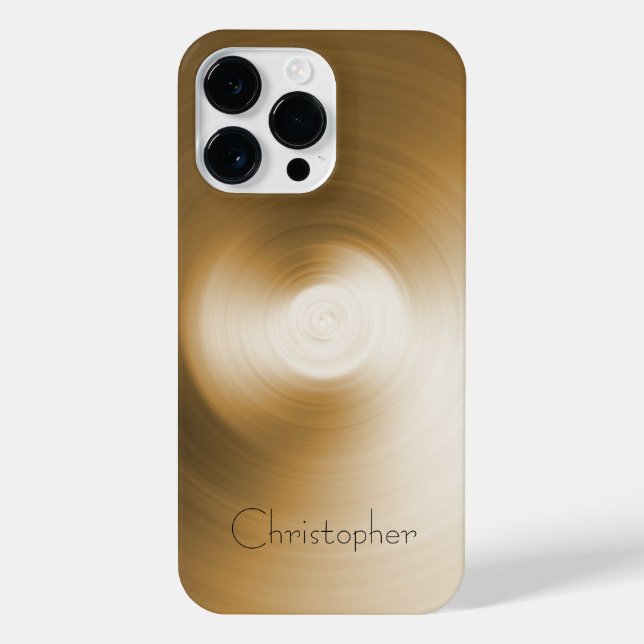 Titanium Orange Silber, rostfreier Stahl iPhone Hülle (Rückseite)