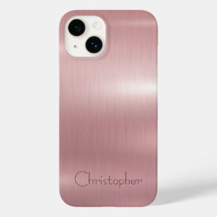 Titanium Poliert Rosa Radial und Metallisch 15 Case-Mate iPhone 14 Hülle