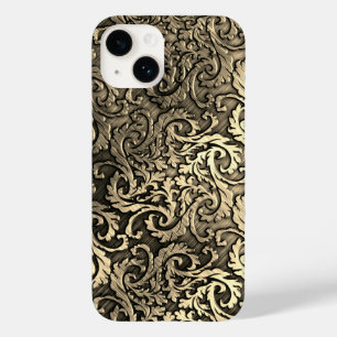 Titanium poliertes Gold Radial Metallic iPhone 15 Case-Mate iPhone 14 Hülle