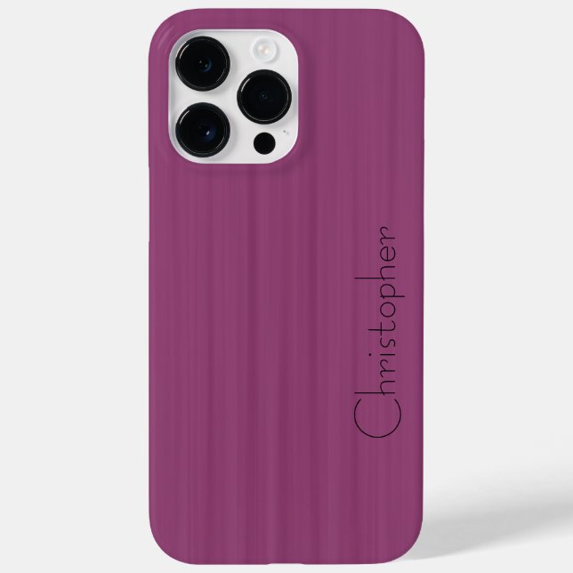 Titanium 🩷 Silber, rostfreier Stahl Case-Mate iPhone Hülle (Rückseite)