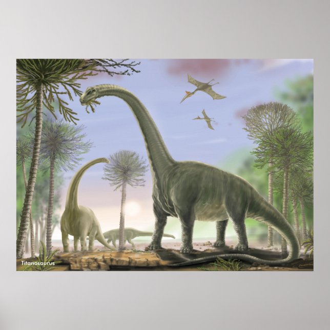 Titanosaur Argentinosaurus Poster (Vorne)