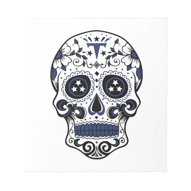 Titans Sugar Skull Notizblock (Vorderseite)