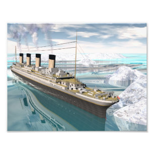 Titanschiff - 3D-Darstellung Fotodruck