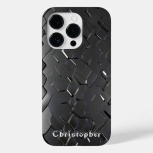 Titansilber, rostfreier Stahl Case-Mate iPhone 14 Pro Hülle